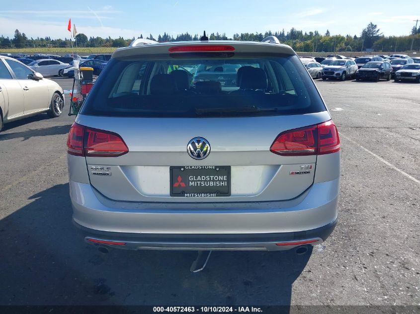 2017 Volkswagen Golf Alltrack Tsi S/Tsi Se VIN: 3VWM17AU8HM533521 Lot: 40572463