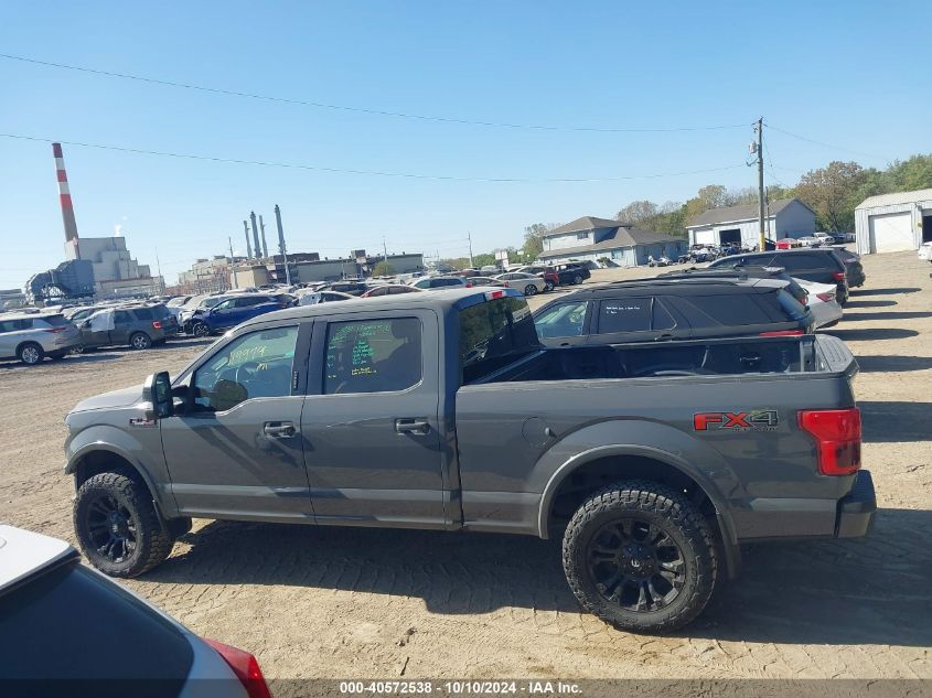 2018 Ford F-150 Lariat VIN: 1FTFW1EG0JFE05522 Lot: 40572538