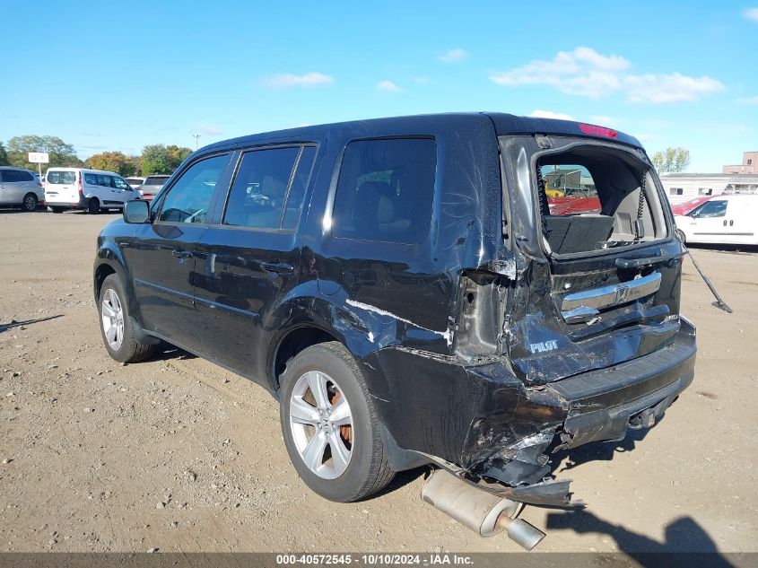 2013 Honda Pilot Ex VIN: 5FNYF4H49DB045705 Lot: 40572545