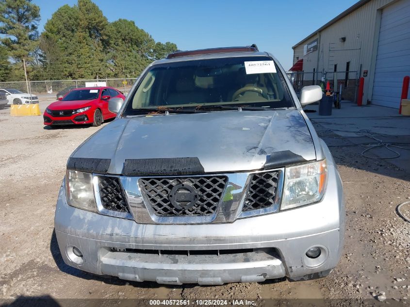 2006 Nissan Pathfinder Le VIN: 5N1AR18U46C633840 Lot: 40572561