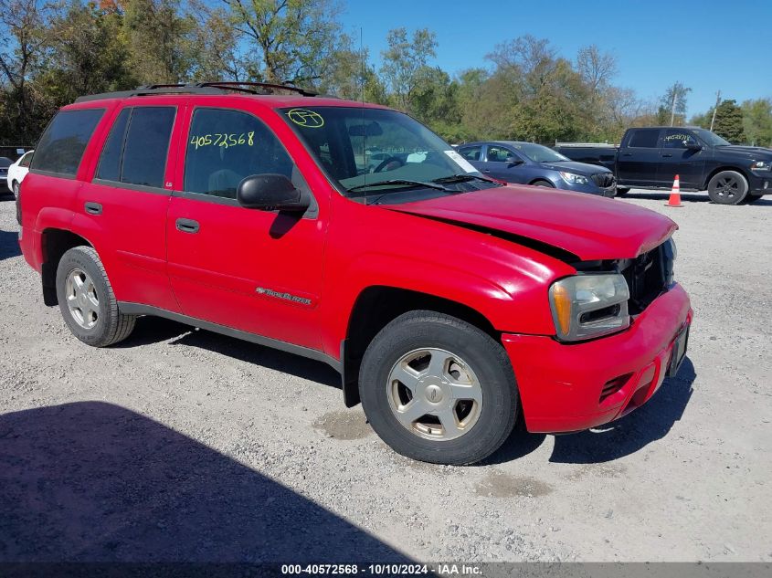 1GNDT13S122220032 2002 Chevrolet Trailblazer Ls