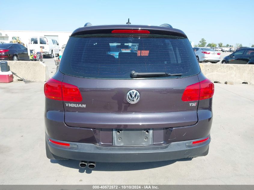 2016 Volkswagen Tiguan S VIN: WVGAV7AX1GW579609 Lot: 40572572