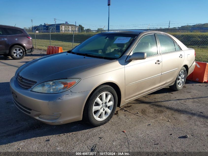 2002 Toyota Camry Le/Xle/Se VIN: 4T1BF32K62U015178 Lot: 40572577