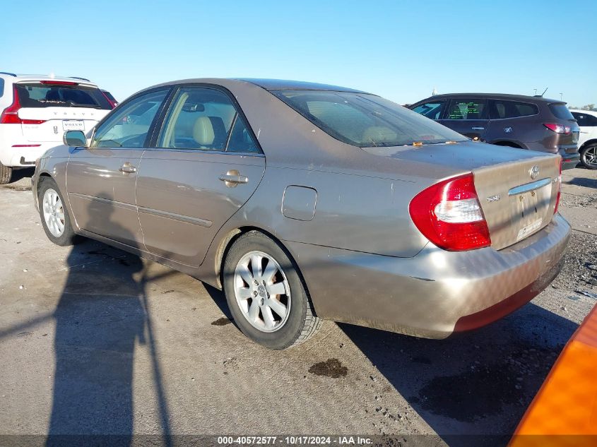 2002 Toyota Camry Le/Xle/Se VIN: 4T1BF32K62U015178 Lot: 40572577