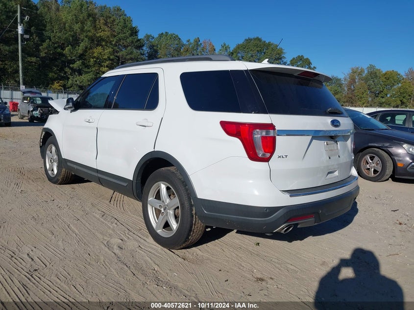 VIN 1FM5K7D81JGC23080 2018 FORD EXPLORER XLT