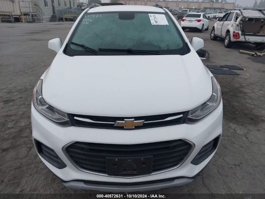 2017 Chevrolet Trax Lt VIN: 3GNCJLSB2HL216352 Lot: 40572631