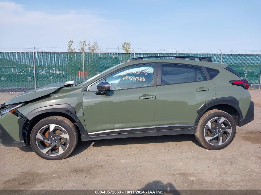 2024 Subaru Crosstrek Limited VIN: 4S4GUHL63R3703374 Lot: 40572653