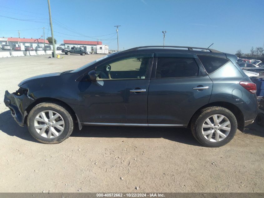 2013 Nissan Murano Sv VIN: JN8AZ1MW1DW303262 Lot: 40572662