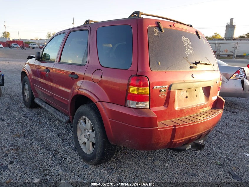 2007 Ford Escape Xlt VIN: 1FMYU03127KA90645 Lot: 40572705