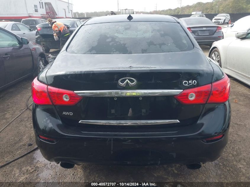 2014 Infiniti Q50 Premium VIN: JN1BV7AR7EM680532 Lot: 40572707