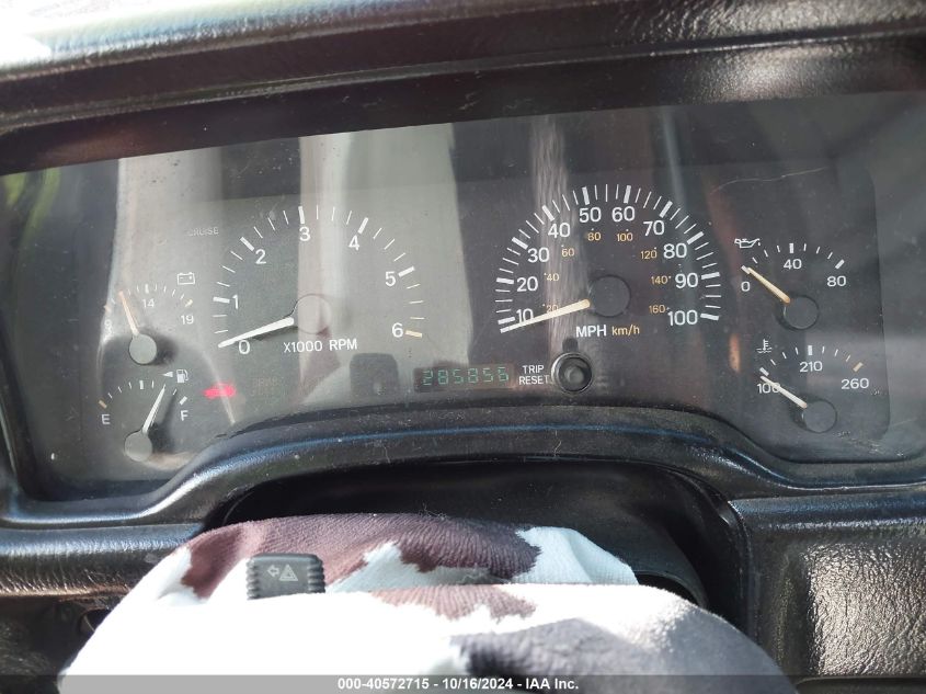 2000 Jeep Cherokee Sport VIN: 1J4FT48S3YL102315 Lot: 40572715