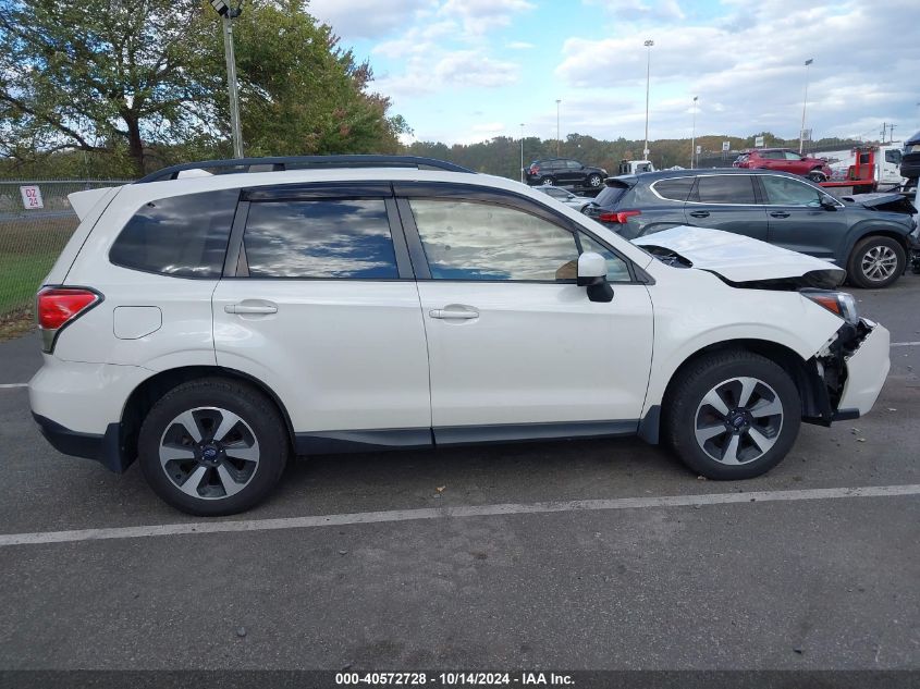 2018 Subaru Forester 2.5I Premium VIN: JF2SJAGC5JH512675 Lot: 40572728