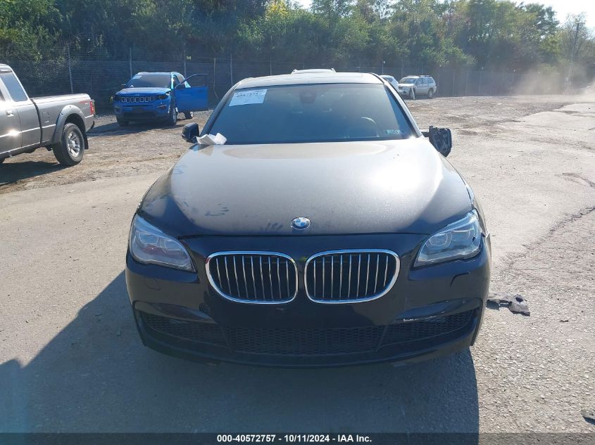 2014 BMW 750I xDrive VIN: WBAYB6C57ED224838 Lot: 40572757