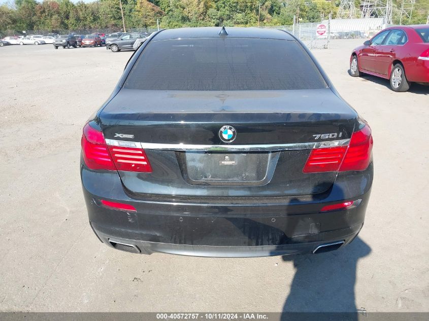 2014 BMW 750I xDrive VIN: WBAYB6C57ED224838 Lot: 40572757