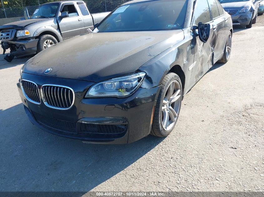 2014 BMW 750I xDrive VIN: WBAYB6C57ED224838 Lot: 40572757