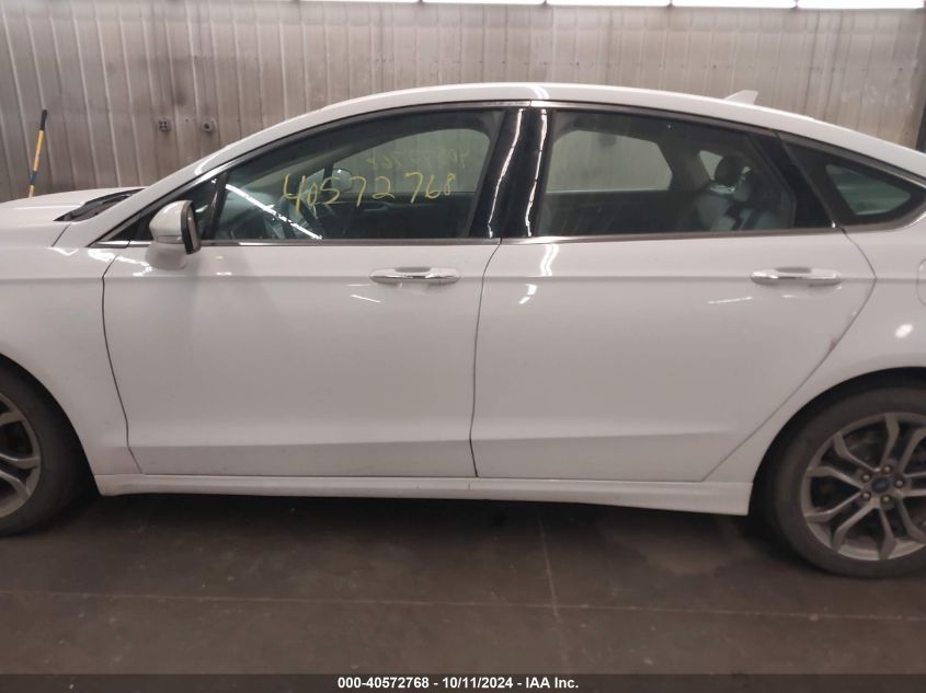 2019 Ford Fusion Sel VIN: 3FA6P0CD3KR269493 Lot: 40572768