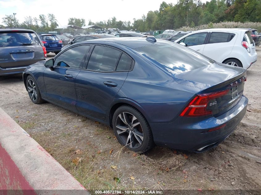 2019 Volvo S60 T6 R-Design VIN: 7JRA22TM6KG017793 Lot: 40572794