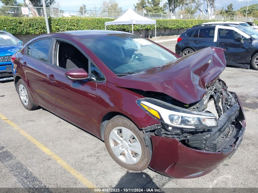 3KPFK4A7XJE265797 2018 Kia Forte Lx