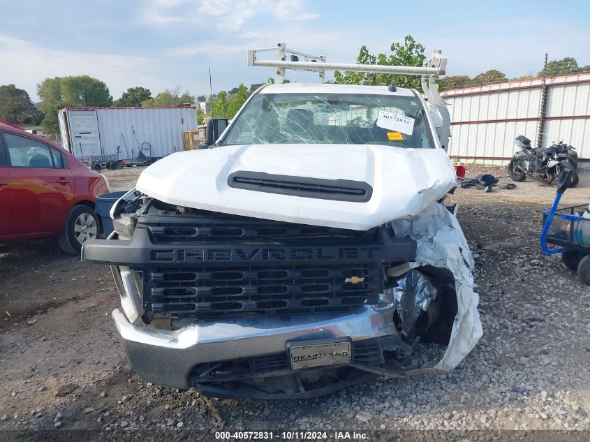 2021 Chevrolet Silverado 2500Hd 2Wd Long Bed Wt VIN: 1GB0WLE70MF148100 Lot: 40572831