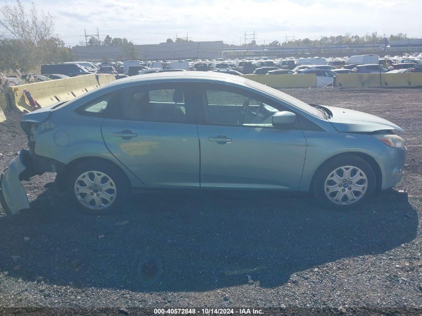 2012 Ford Focus Se VIN: 1FAHP3F29CL172903 Lot: 40572848