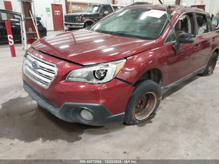 2017 Subaru Outback 2.5I Premium VIN: 4S4BSAHC3H3317431 Lot: 40572865
