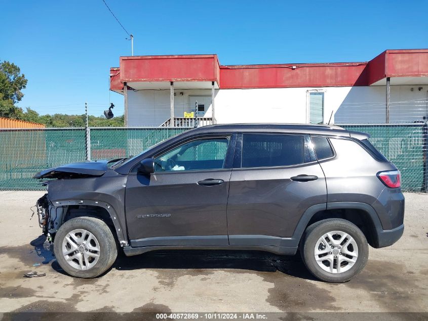 2017 Jeep New Compass Sport 4X4 VIN: 3C4NJDAB5HT688876 Lot: 40572869