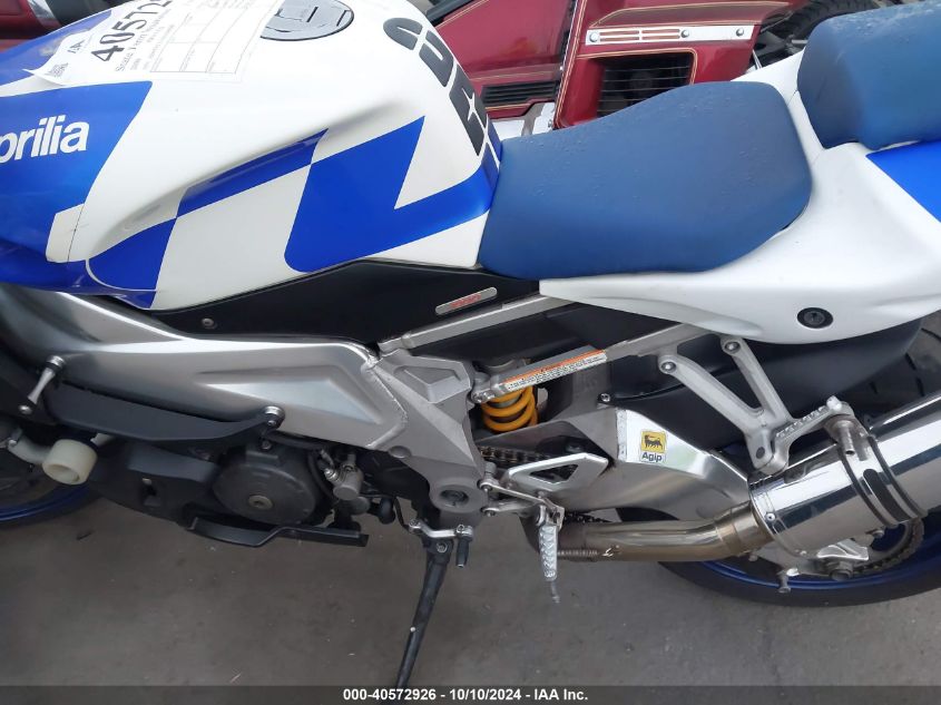 2008 Aprilia Tuono 1000 VIN: ZD4RRTT108S000930 Lot: 40572926