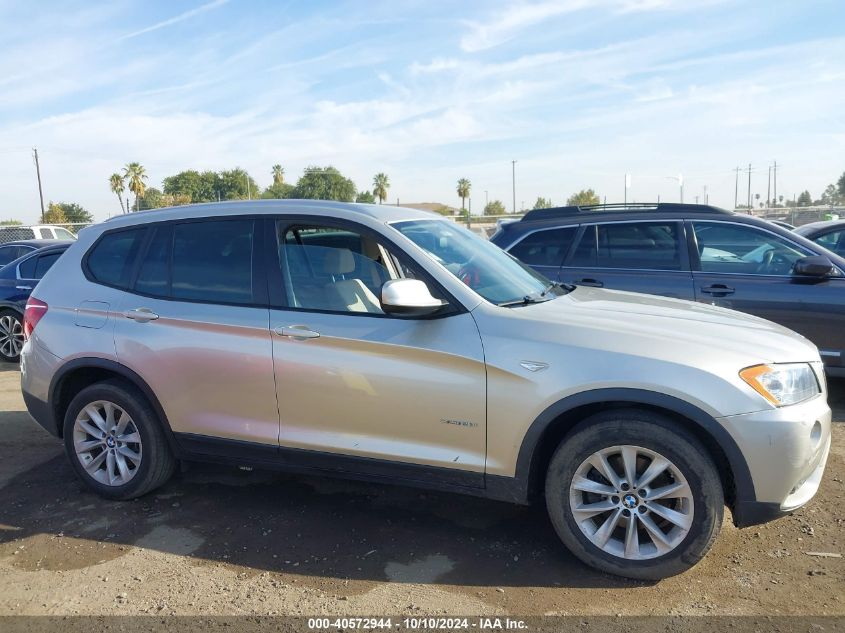 2013 BMW X3 xDrive28I VIN: 5UXWX9C53D0A08960 Lot: 40572944