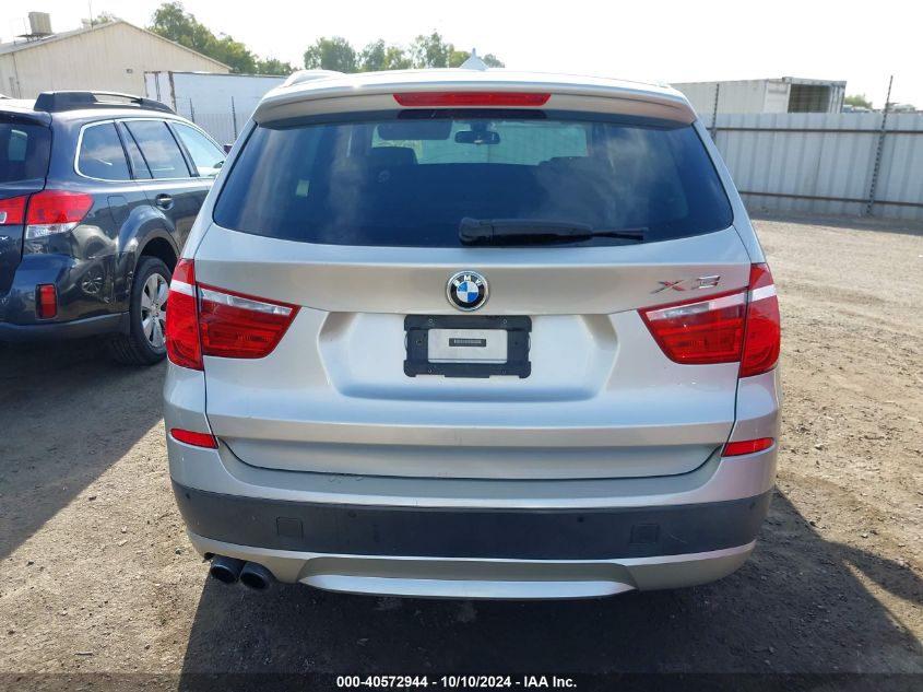 2013 BMW X3 xDrive28I VIN: 5UXWX9C53D0A08960 Lot: 40572944