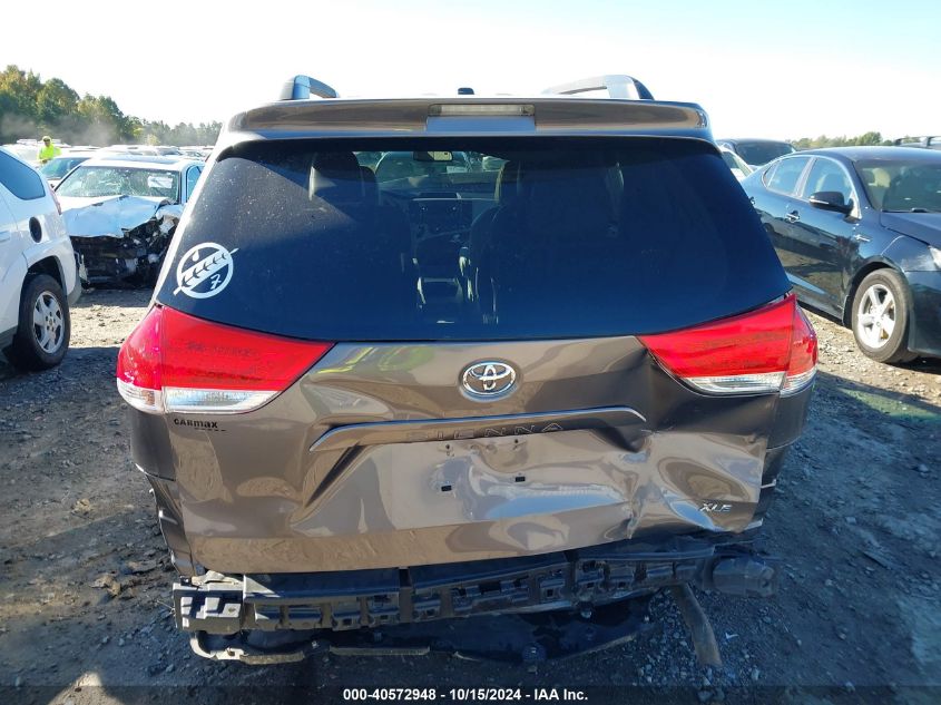 2013 Toyota Sienna Xle V6 8 Passenger VIN: 5TDYK3DC2DS322872 Lot: 40572948