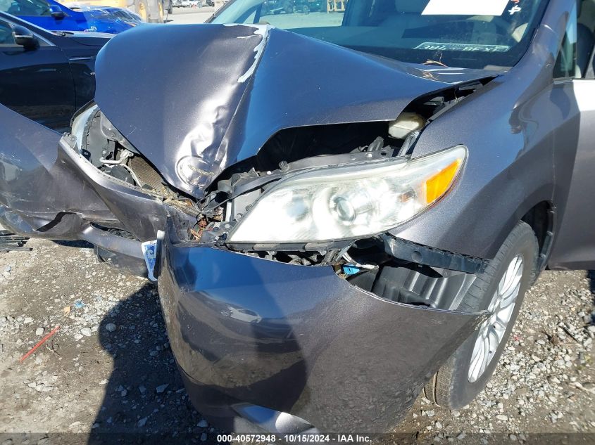 2013 Toyota Sienna Xle V6 8 Passenger VIN: 5TDYK3DC2DS322872 Lot: 40572948