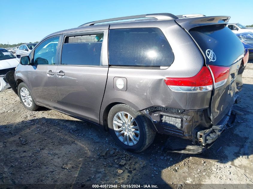 2013 Toyota Sienna Xle V6 8 Passenger VIN: 5TDYK3DC2DS322872 Lot: 40572948