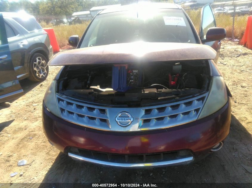 JN8AZ08T17W501032 2007 Nissan Murano S