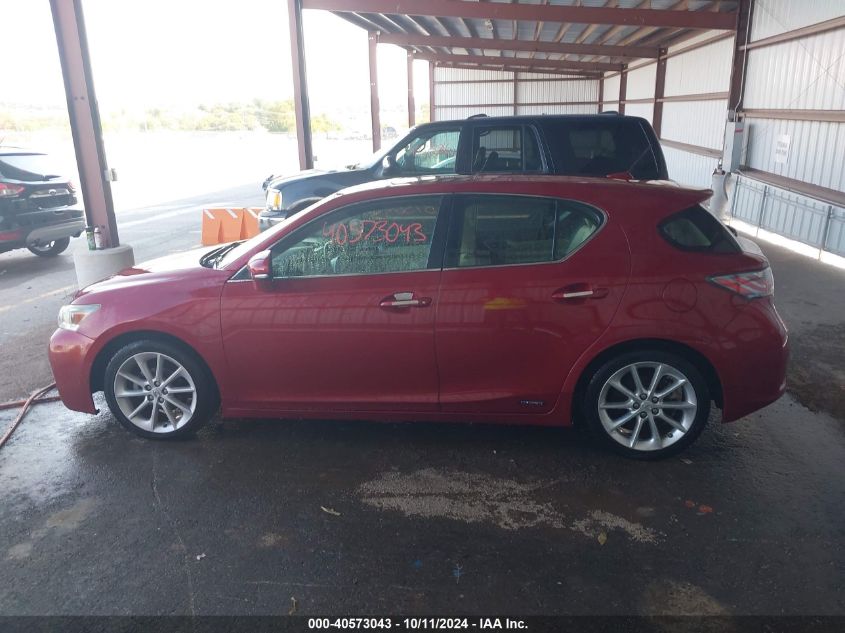 2013 Lexus Ct 200H VIN: JTHKD5BH2D2154604 Lot: 40573043