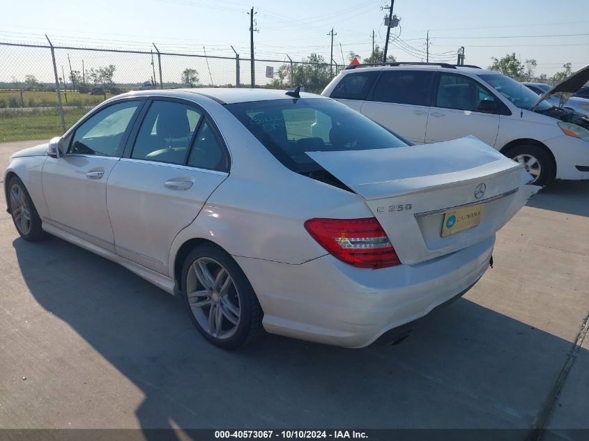 VIN WDDGF4HBXEG224102 2014 Mercedes-Benz C 250, Lux... no.3