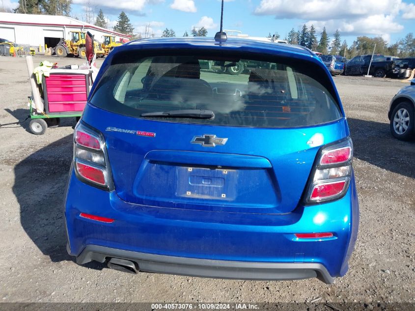 2018 Chevrolet Sonic Lt Auto VIN: 1G1JD6SB6J4134525 Lot: 40573076