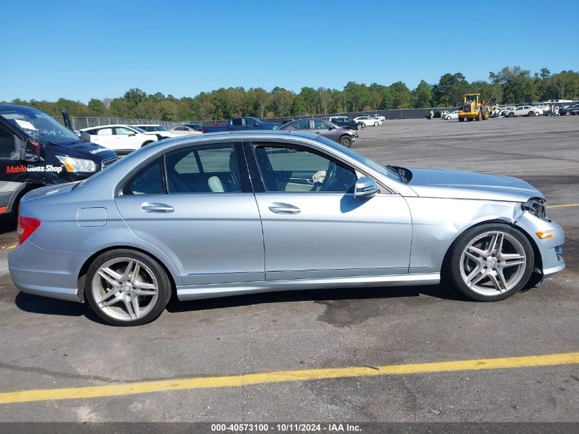 2013 Mercedes-Benz C 250 Luxury/Sport VIN: WDDGF4HB2DR279288 Lot: 40573100