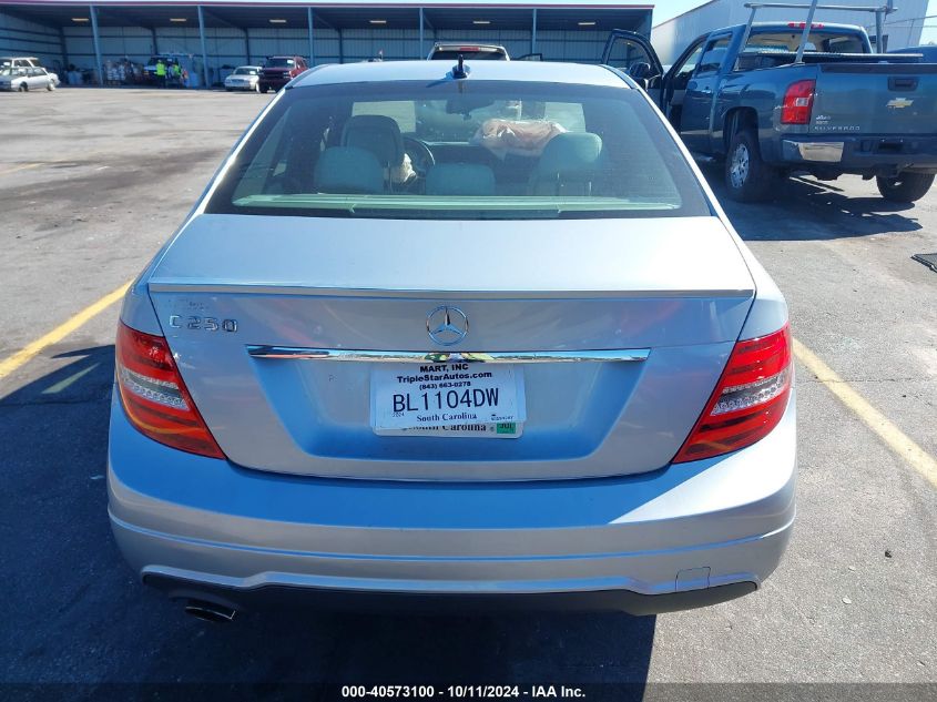 2013 Mercedes-Benz C 250 Luxury/Sport VIN: WDDGF4HB2DR279288 Lot: 40573100