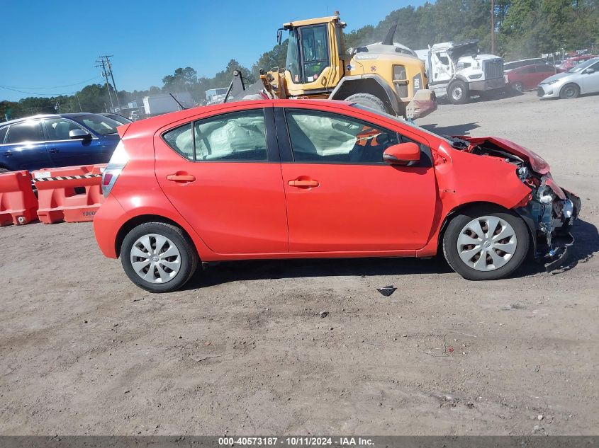 2012 Toyota Prius C Three VIN: JTDKDTB33C1030954 Lot: 40573187