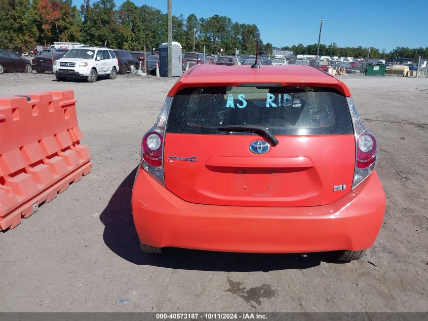 JTDKDTB33C1030954 2012 Toyota Prius C Three