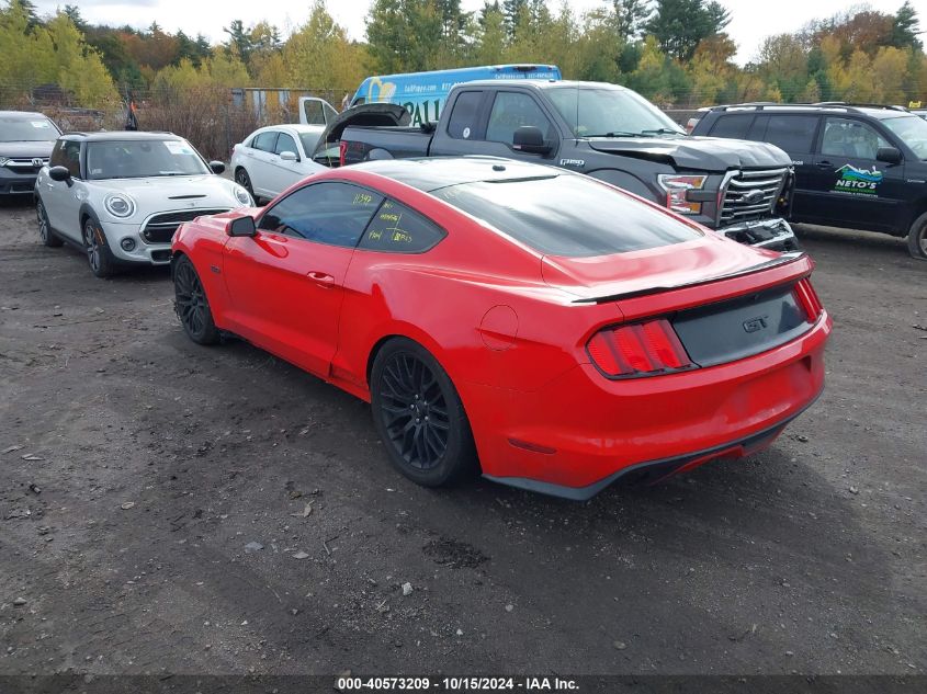 2016 Ford Mustang Gt Premium VIN: 1FA6P8CF9G5282999 Lot: 40573209