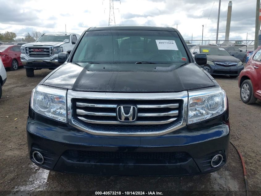 2012 Honda Pilot Ex-L VIN: 5FNYF4H55CB059611 Lot: 40573218