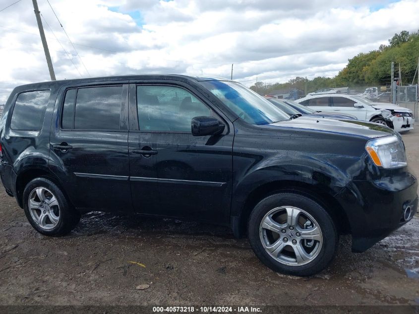 2012 Honda Pilot Ex-L VIN: 5FNYF4H55CB059611 Lot: 40573218