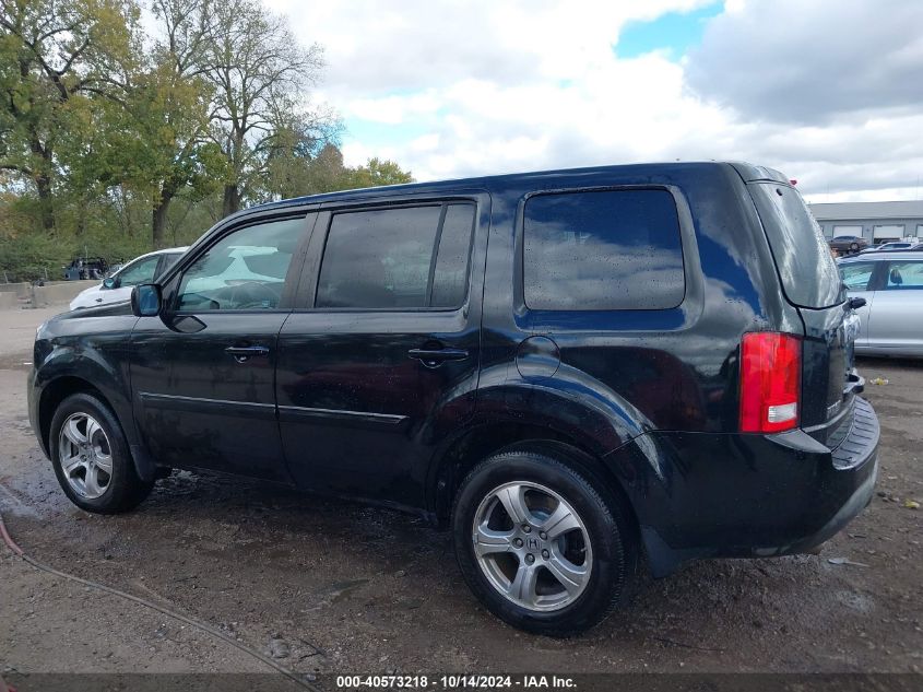 2012 Honda Pilot Ex-L VIN: 5FNYF4H55CB059611 Lot: 40573218