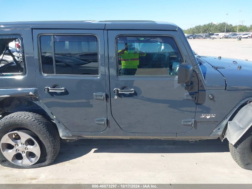 2016 Jeep Wrangler Unlimited Sahara VIN: 1C4BJWEG3GL263154 Lot: 40573297