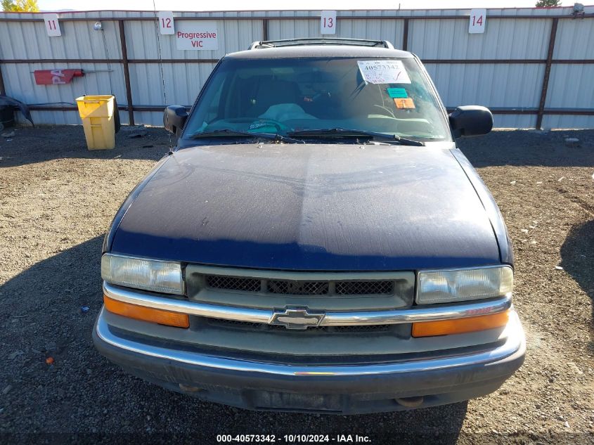 1GNDT13W11K202034 2001 Chevrolet Blazer Ls