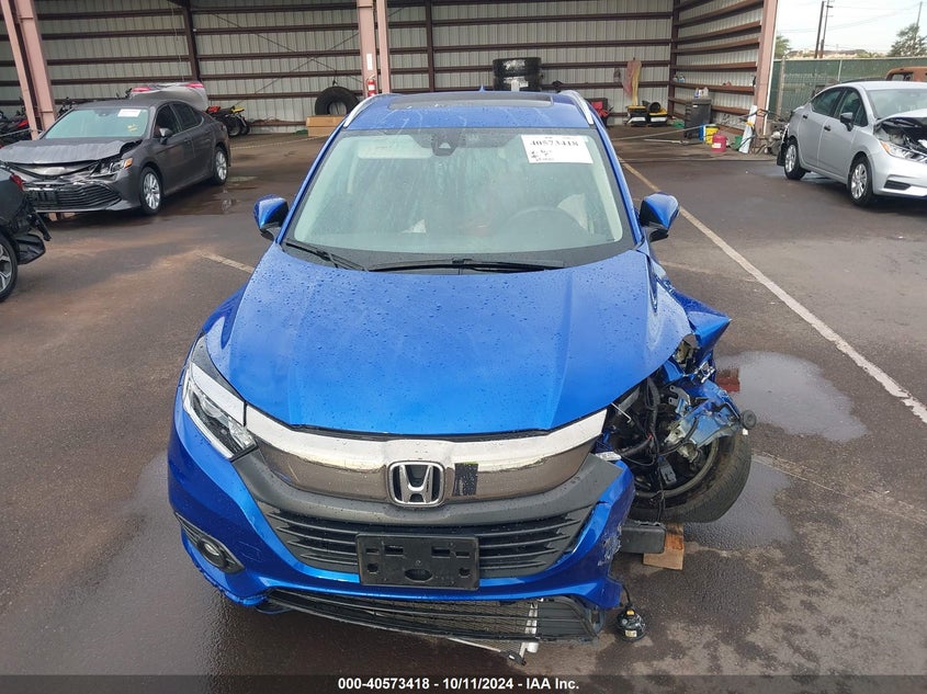 VIN 3CZRU5H5XMM702834 2021 HONDA HR-V 2WD EX