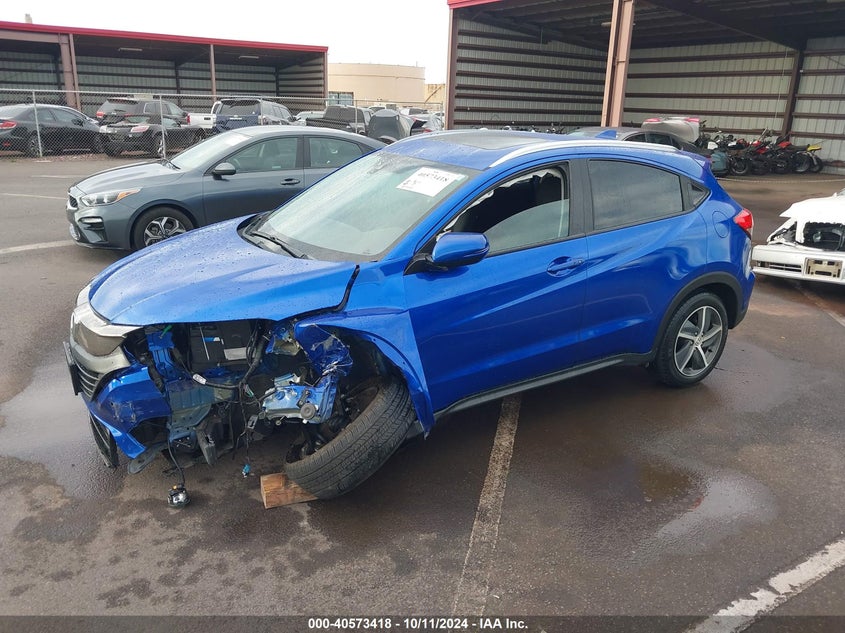 VIN 3CZRU5H5XMM702834 2021 HONDA HR-V 2WD EX