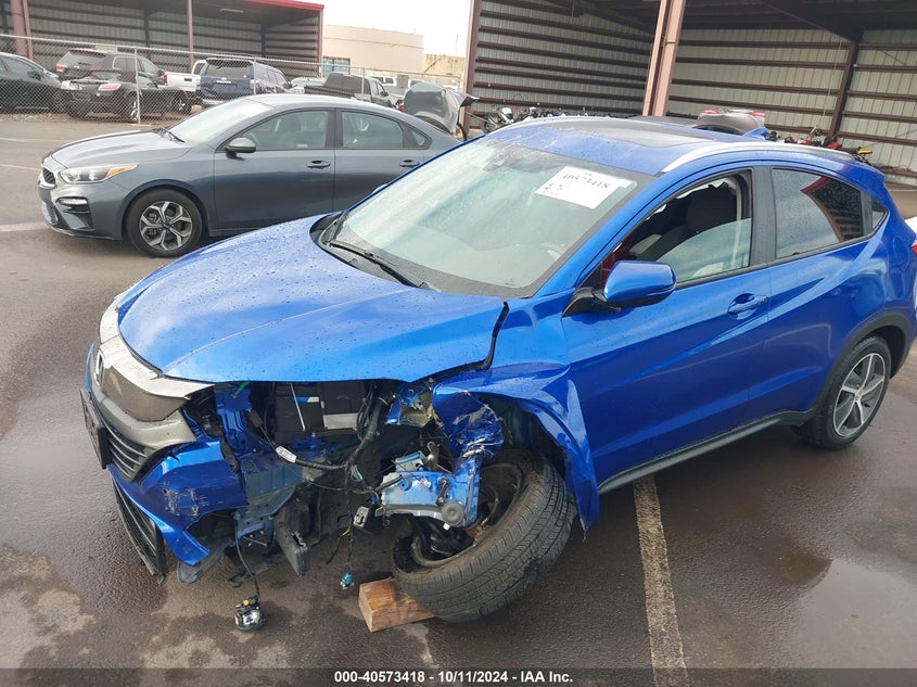 VIN 3CZRU5H5XMM702834 2021 HONDA HR-V 2WD EX