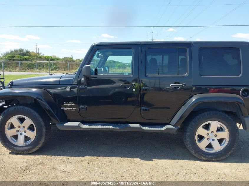 2008 Jeep Wrangler Unlimited Sahara VIN: 1J4GA59168L574580 Lot: 40573425